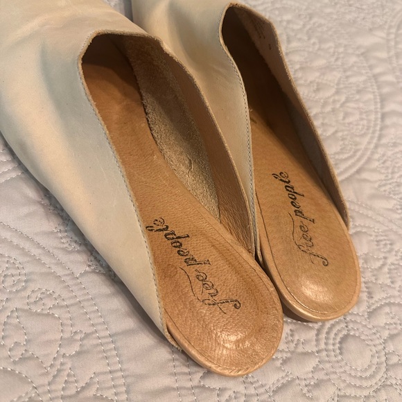 Free People leather mules size 40/ US 10 - Picture 10 of 10